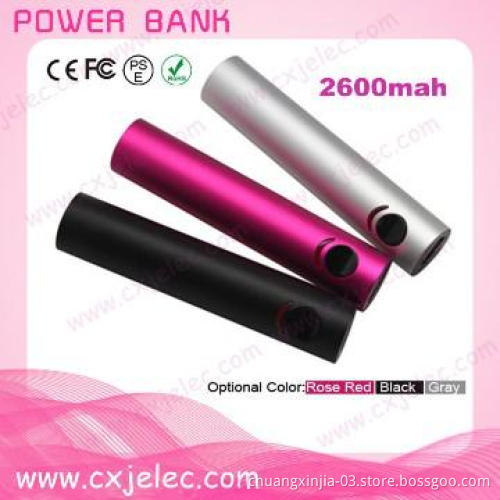 2600mah portable power bank charger for iphone, ipad
